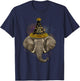 New Year Elephant New Year's Eve Party Countdown Tusker T-Shirt - T-Shirt | Navy