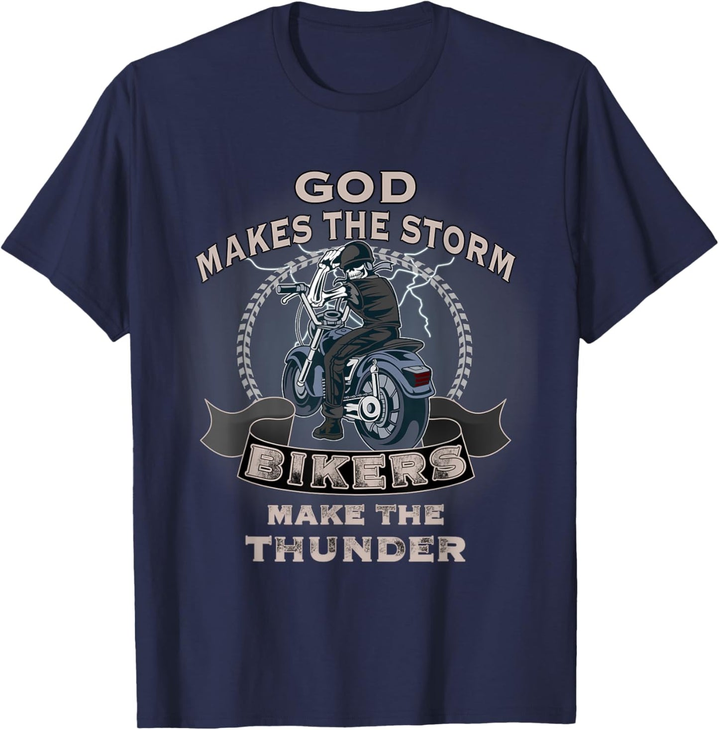Motorcycle Funny Saying for Motorcyclists and Bikers T-Shirt - T-Shirt | Navy