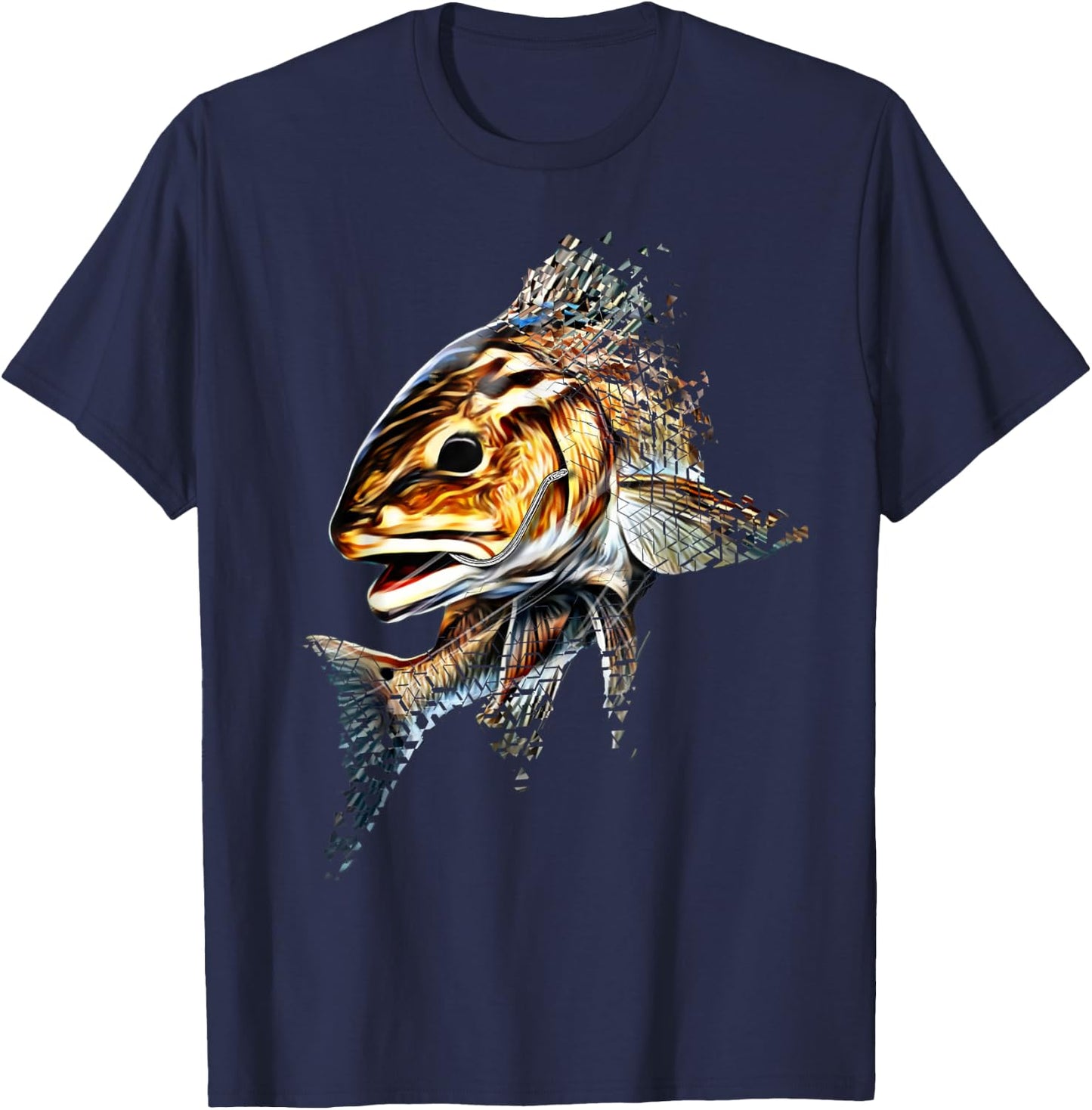 Redfish Fishing Shirt & Gear , Women & Kids Redfish T-Shirt - T-Shirt | Navy