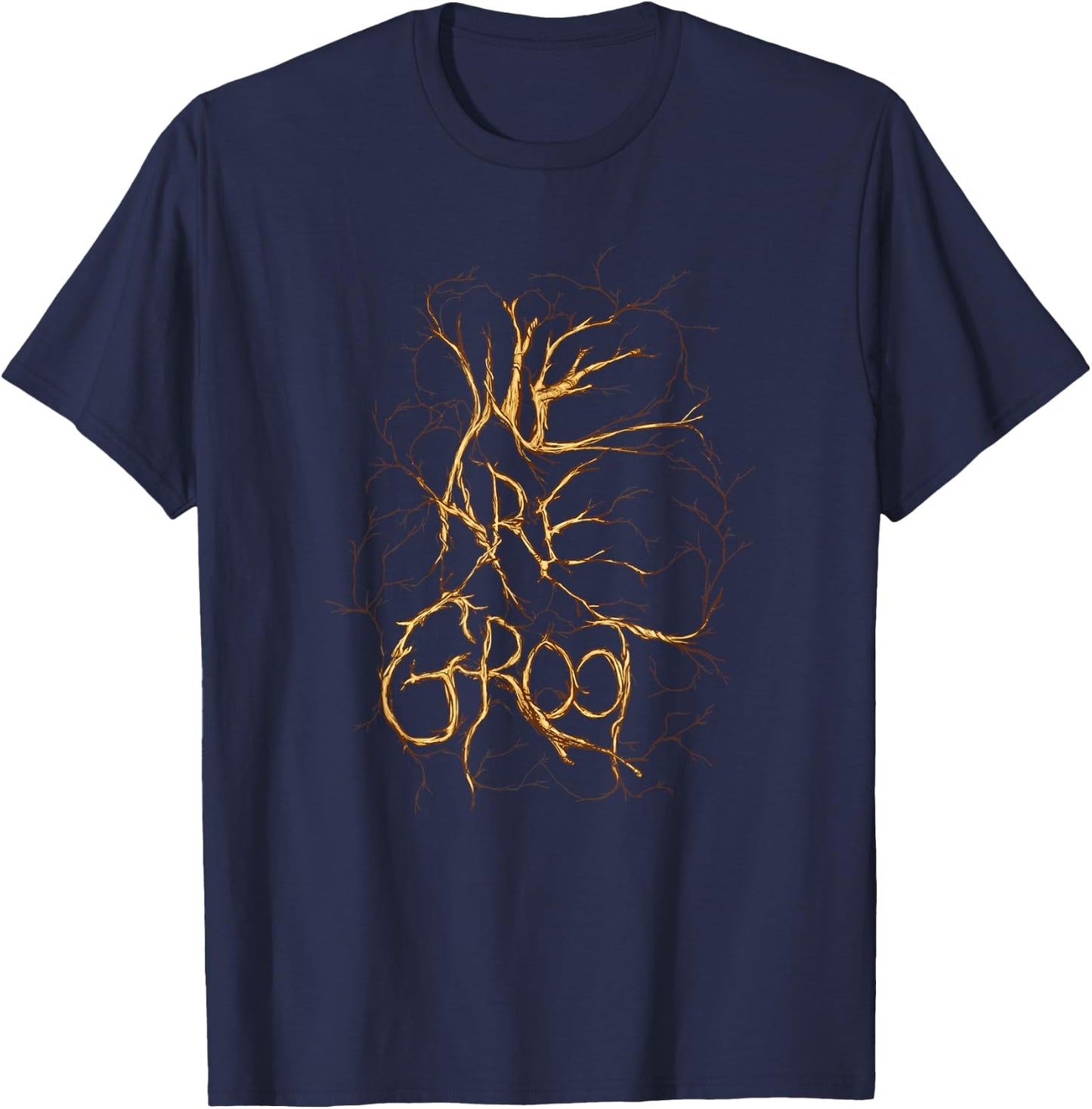 Marvel Guardians of the Galaxy We Are Groot Branches Poster T-Shirt - T-Shirt | Navy