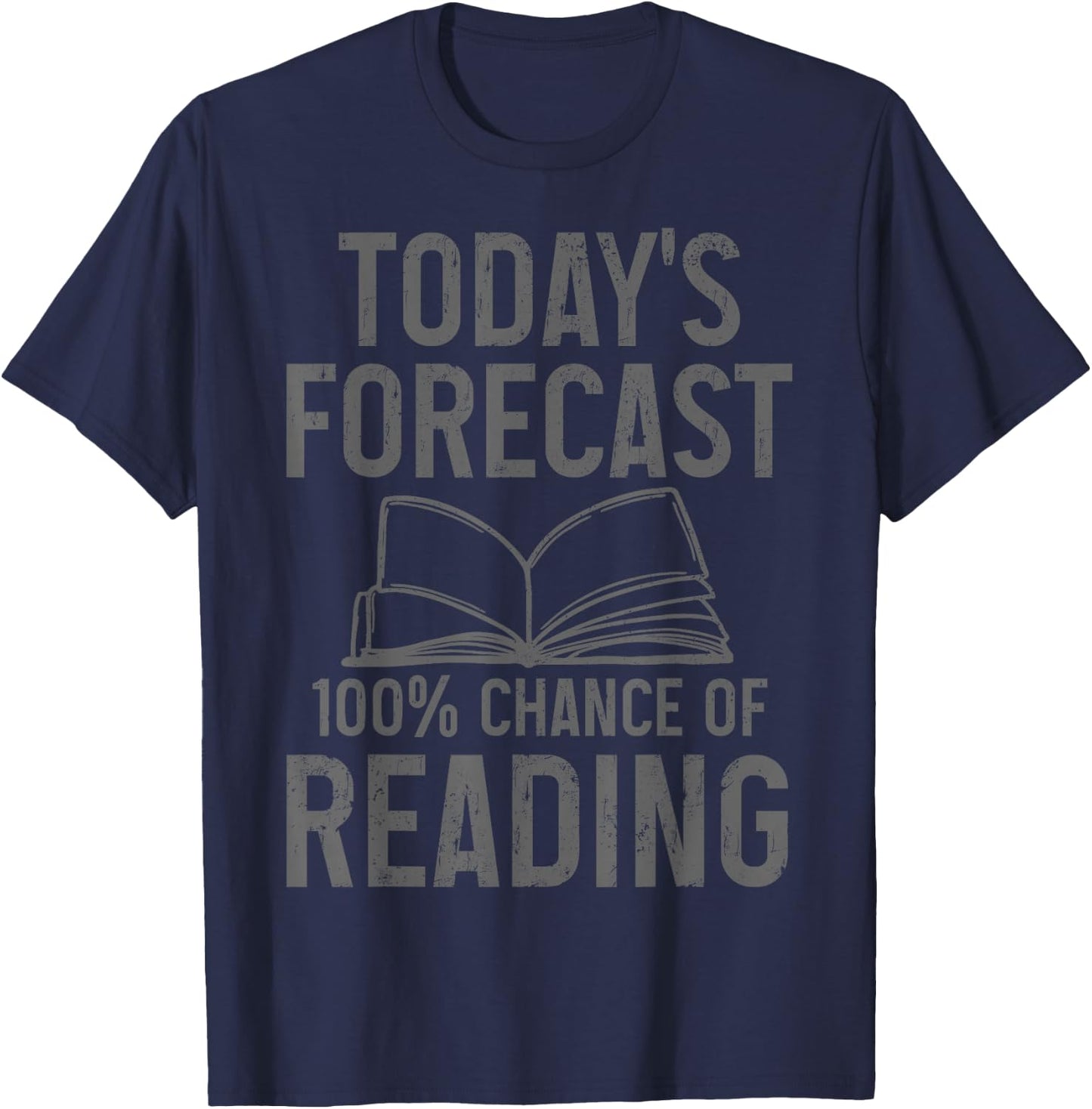Reading Funny Bookworm Book Lover T-Shirt - T-Shirt | Navy