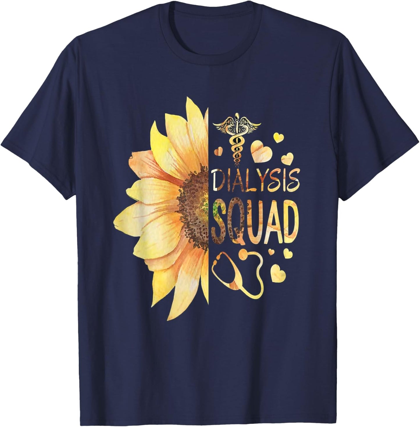 Dialysis Technician Nephrology Kidney Nurse T-Shirt - T-Shirt | Navy