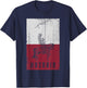 Poland husaria Polish winged hussars military Polska Krakow T-Shirt - T-Shirt | Navy