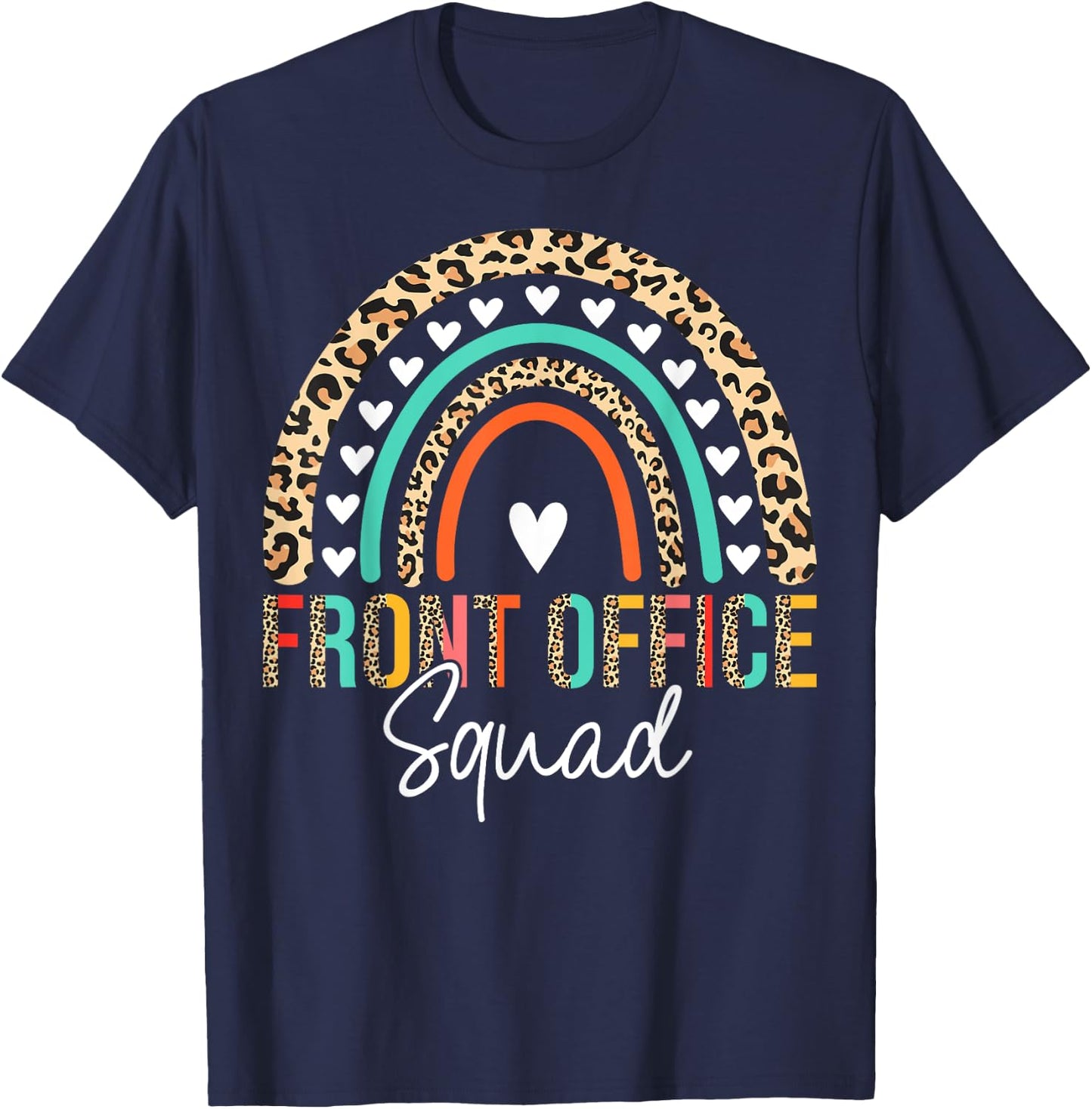 Front Office Squad Administrative Assistant School Secretary T-Shirt - T-Shirt | Navy