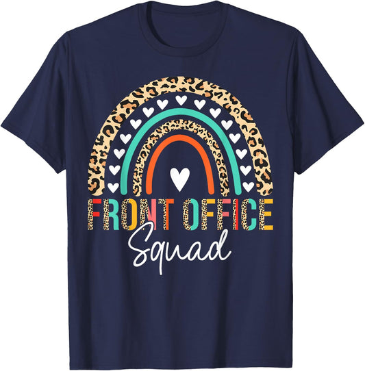 Front Office Squad Administrative Assistant School Secretary T-Shirt - T-Shirt | Navy