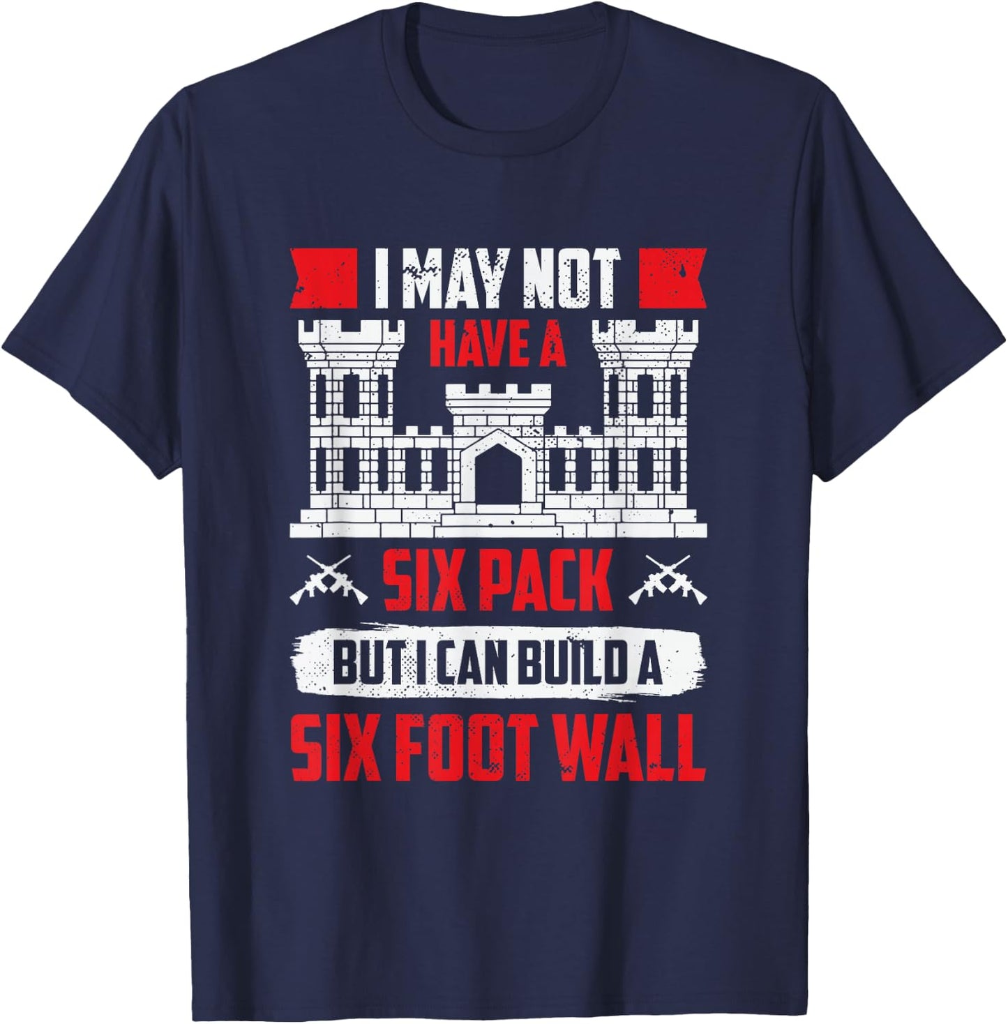 Combat Engineer Engineering Army U.S. Military Army Combat T-Shirt - T-Shirt | Navy
