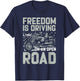 Triker Motorcycle Trike Biker Quote Three Wheeler Trikes T-Shirt - T-Shirt | Navy