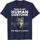 Funny Wolf Design Women Boys Girls Kids Wolf Lovers T-Shirt - T-Shirt | Navy