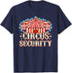 Circus Party Gift Clown Lion Fire Ring Acrobat Funny T-Shirt - T-Shirt | Navy