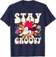 Disney - Minnie Stay Groovy T-Shirt - T-Shirt | Navy