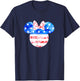 Disney Minnie Mouse American Flag Tie Dye T-Shirt - T-Shirt | Navy
