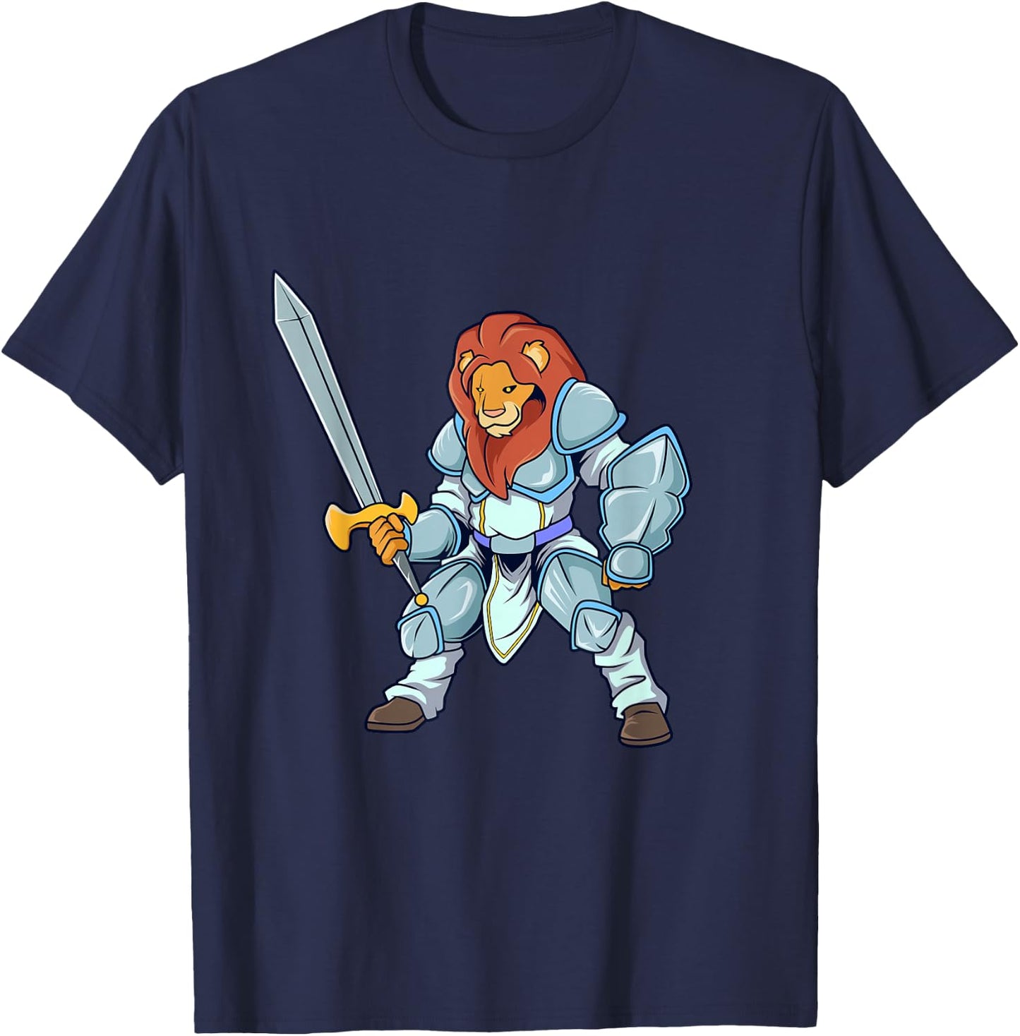Roleplay Character - Paladin - Lion T-Shirt - T-Shirt | Navy
