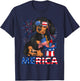 Patriotic Dachshund American Flag Doxie Lover 4th of July T-Shirt - T-Shirt | Navy