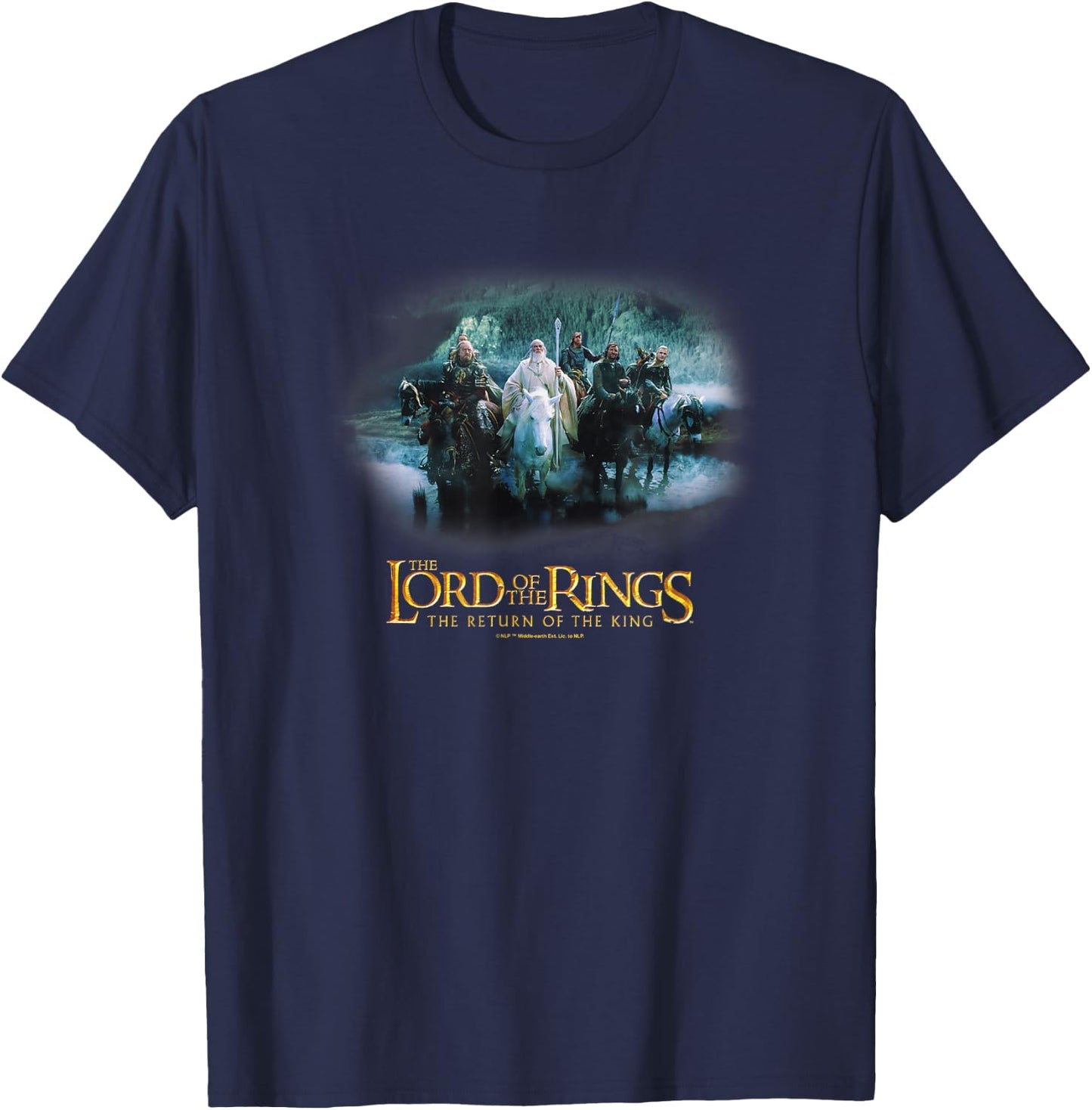The Lord Of The Rings The Return Of The King Pic Logo T-Shirt - T-Shirt | Navy