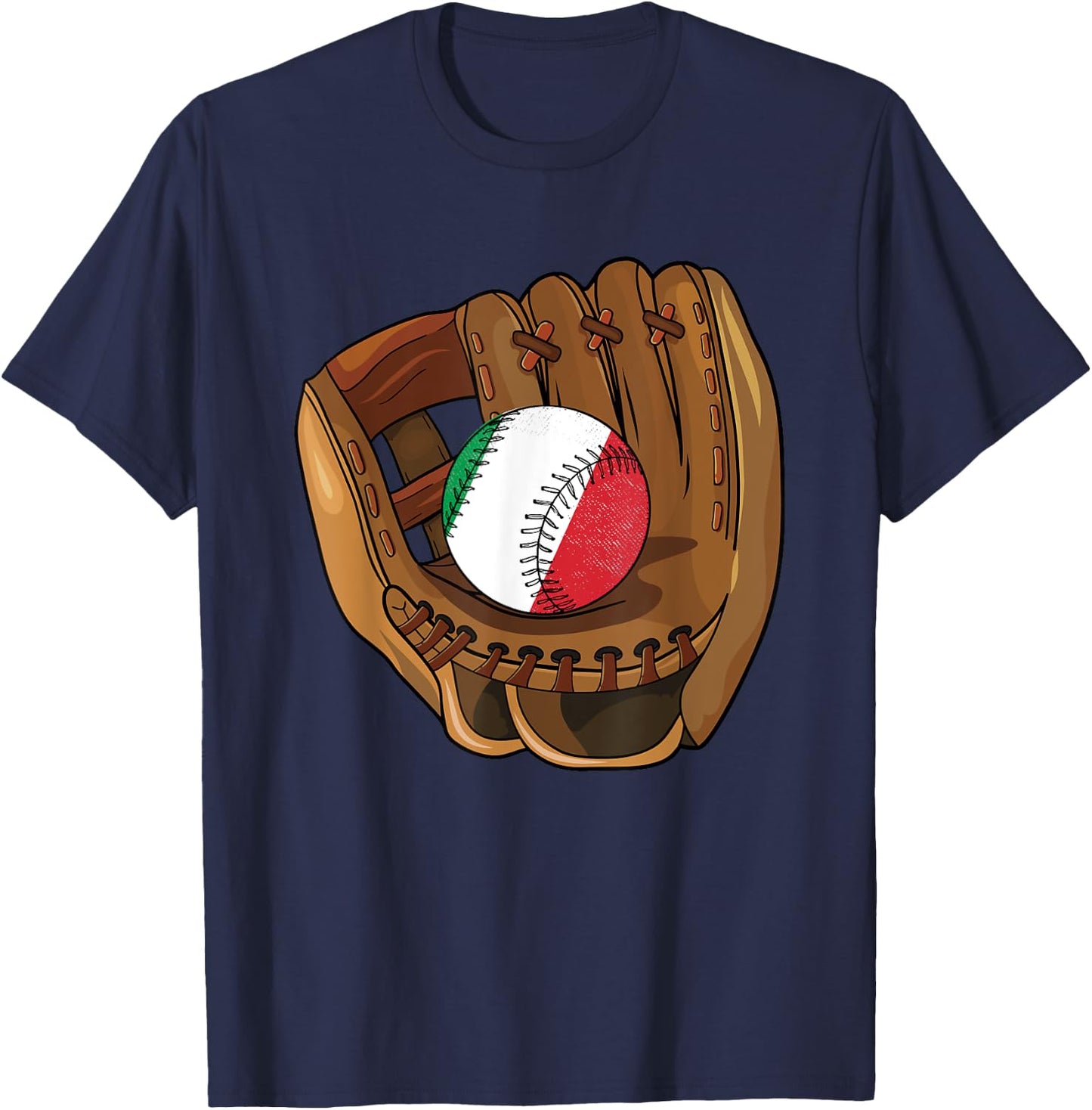 Italian Baseball Sport Italy Baseball T-Shirt - T-Shirt | Navy