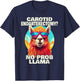 Carotid Endarterectomy No Probllama Funny Surgery Recovery T-Shirt - T-Shirt | Navy