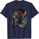 Funny Hourglass Grim Reaper Skull Cool Gothic Death Lover T-Shirt - T-Shirt | Navy
