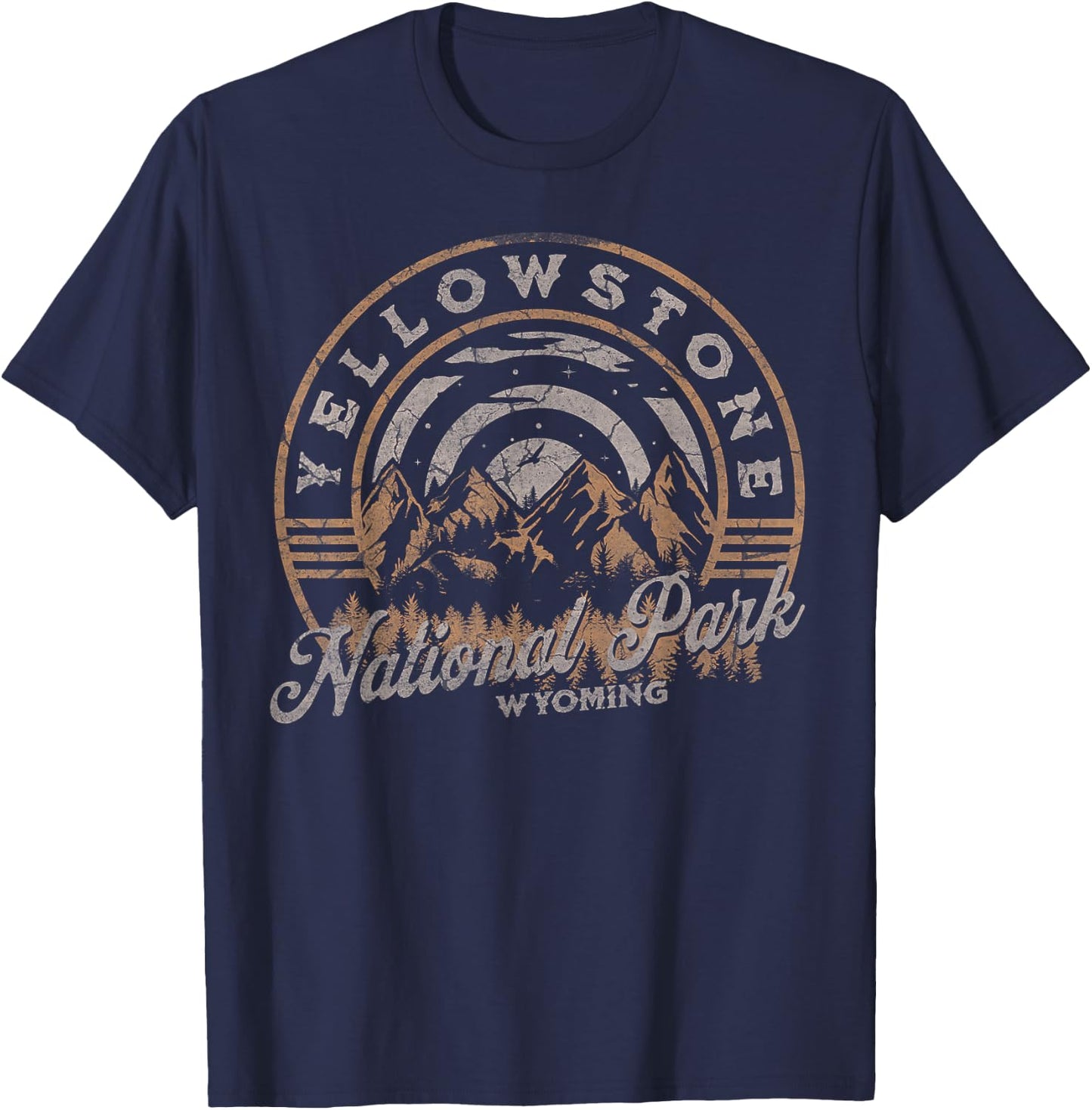 Yellowstone National Park T-Shirt - T-Shirt | Navy