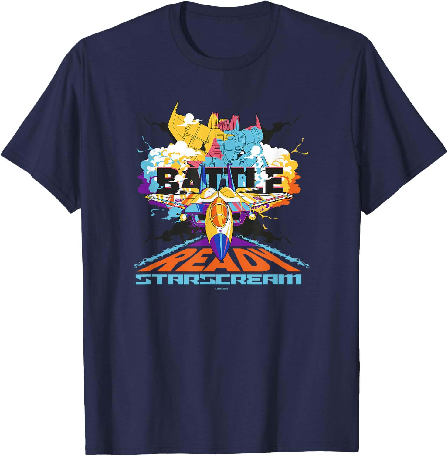 Transformers Generations Starscream Battle Ready T-Shirt - T-Shirt | Navy