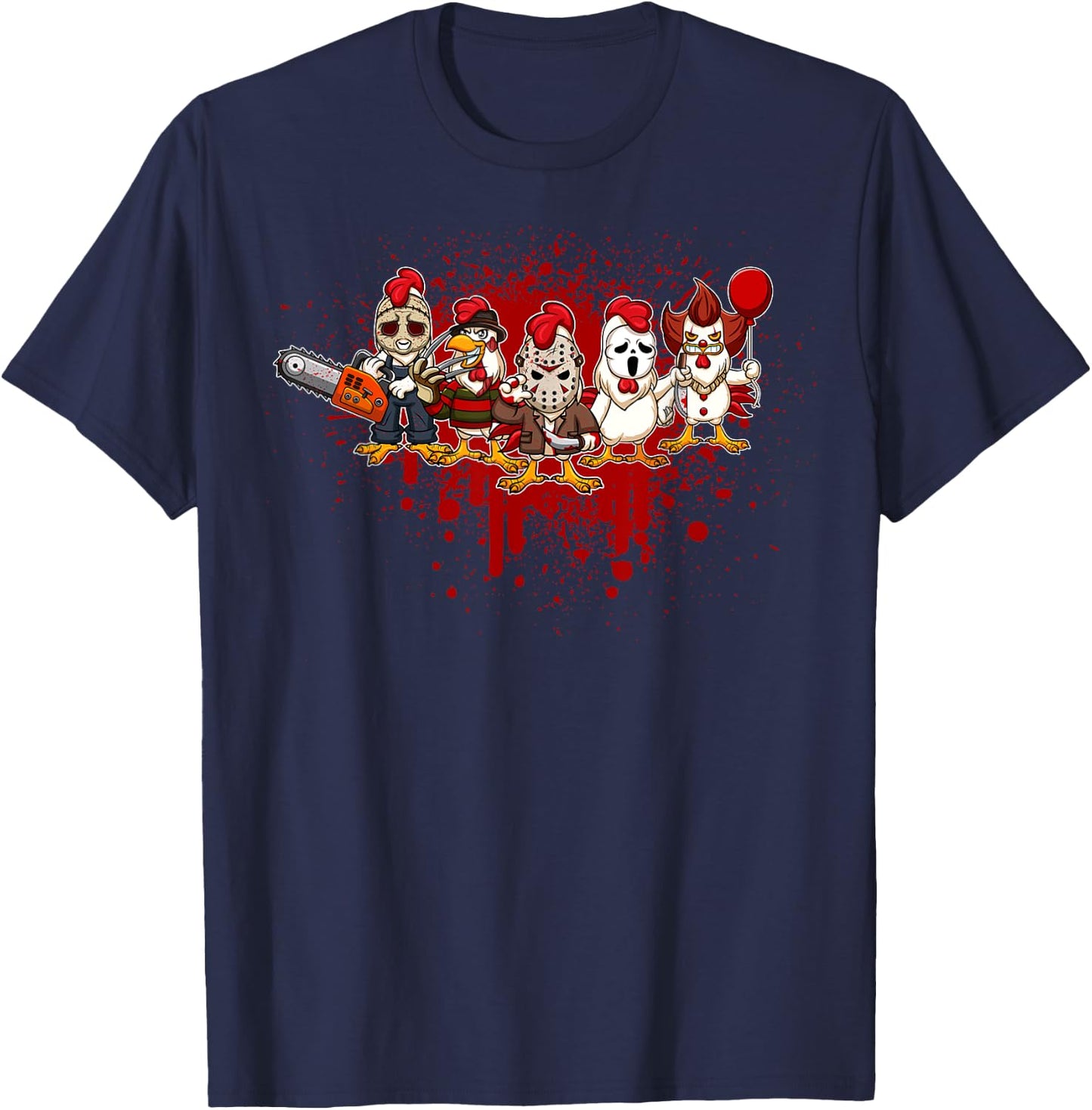 My Little Horror Crew - Halloween Chicken T-Shirt - T-Shirt | Navy