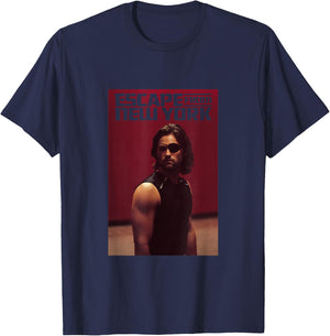 Escape From New York Snake Plissken Still T-Shirt - T-Shirt | Navy