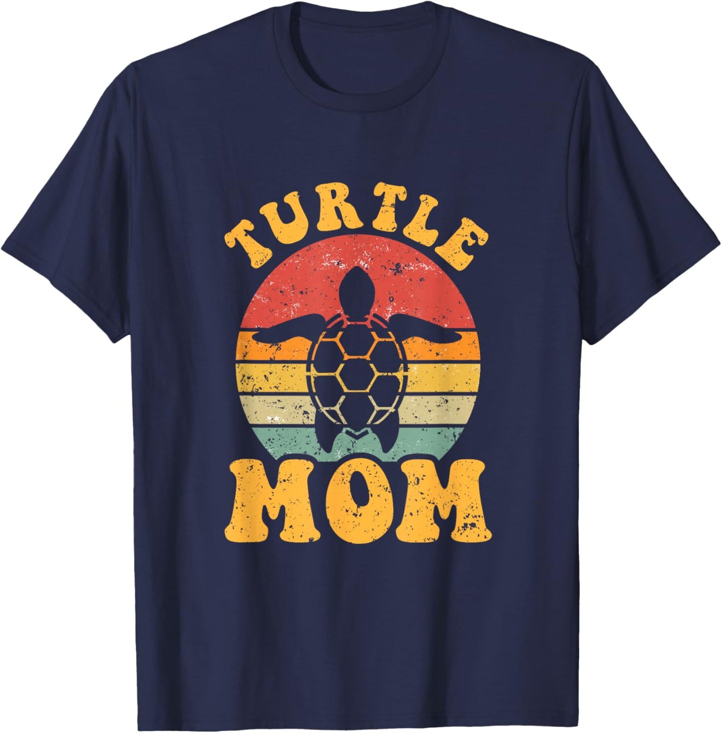 Turtle Mom Turtles T-Shirt - T-Shirt | Navy