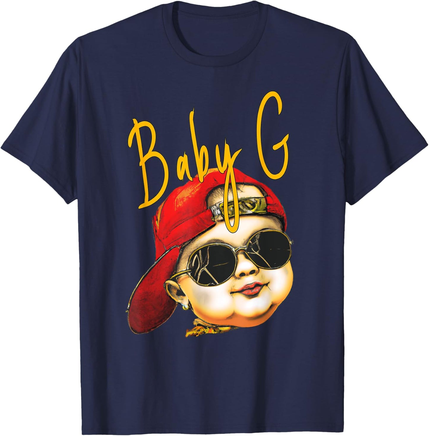 Baby G Hip Hop Baby T-Shirt - T-Shirt | Navy