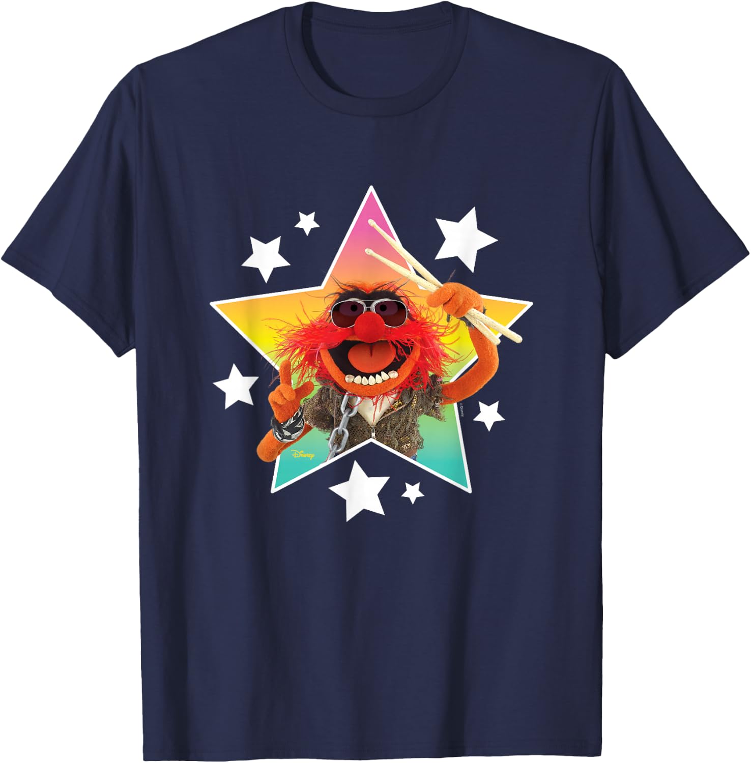 The Muppets - Animal & Stars T-Shirt - T-Shirt | Navy