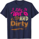 Mud Run Girl T-Shirt - T-Shirt | Navy