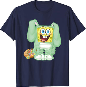 SpongeBob SquarePants Easter Bunny Suit T-Shirt - T-Shirt | Navy