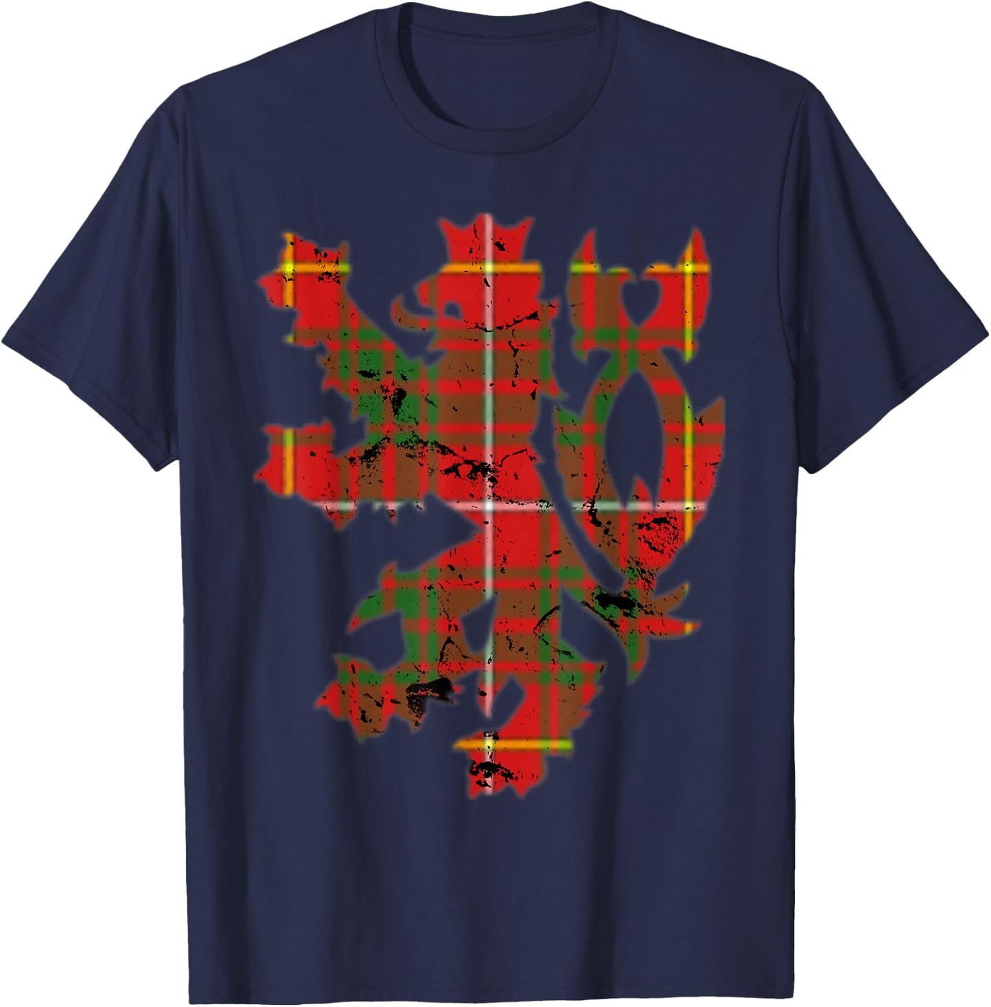 Clan Bruce Tartan Scottish Family Name Scotland Pride T-Shirt - T-Shirt | Navy