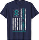 Ovarian Cancer Support Ovarian Cancer Awareness Squad T-Shirt - T-Shirt | Navy