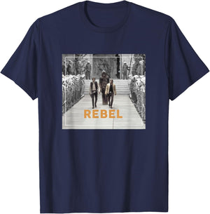 Star Wars Classic A New Hope Rebel Heroes Movie Panel T-Shirt - T-Shirt | Navy