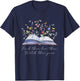 Floral Book Teacher Teach Them Love Them Watch Them Grow T-Shirt - T-Shirt | Navy