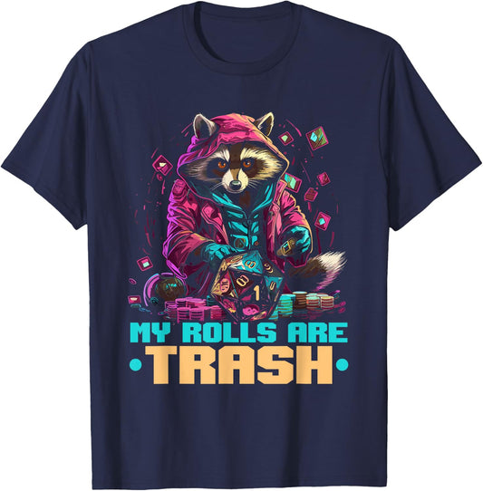 RPG Gaming Role Playing D20 Tabletop Games Funny RPG Gamer T-Shirt - T-Shirt | Navy