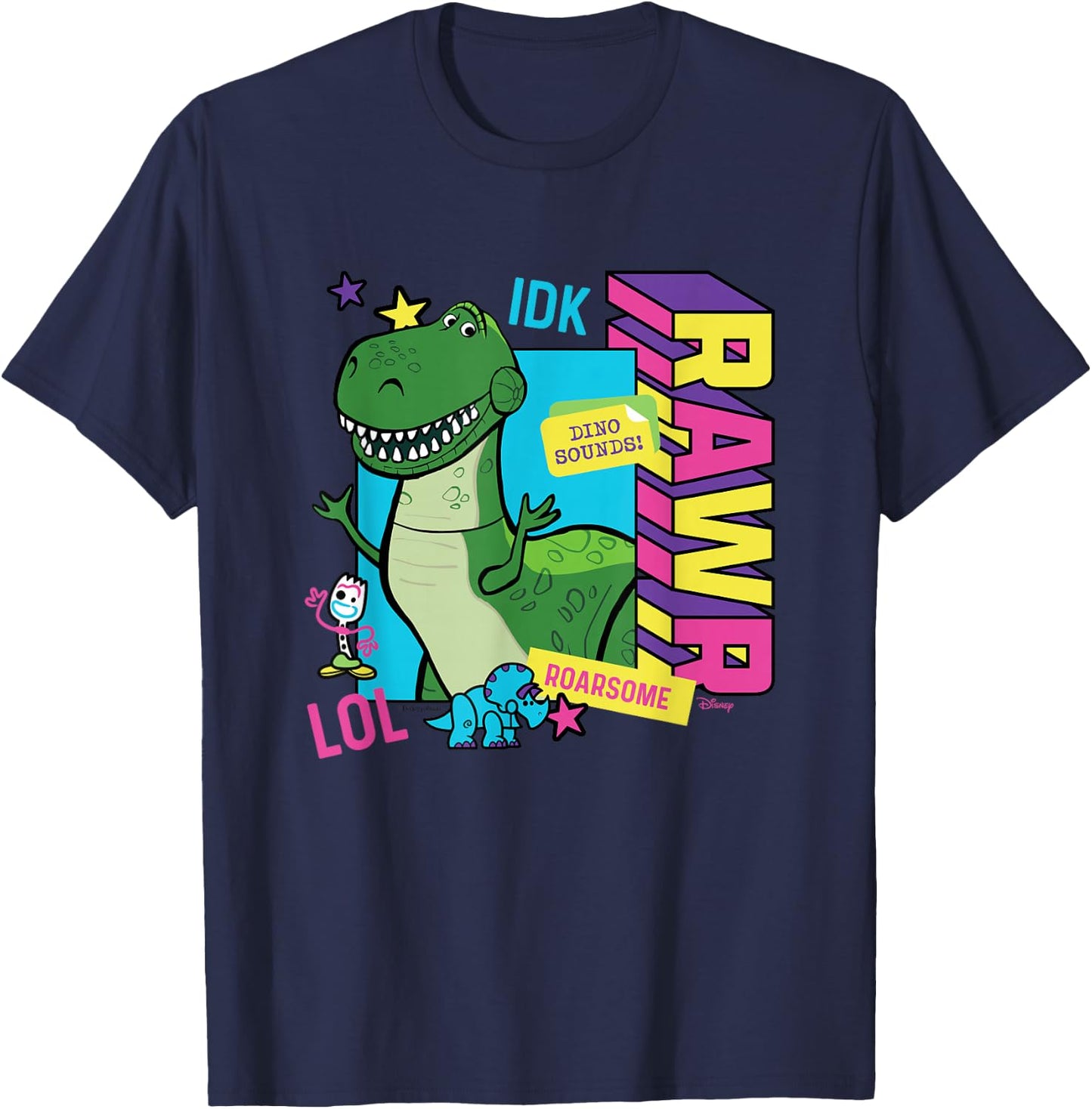 Toy Story - Rex Graphic T-Shirt - T-Shirt | Navy