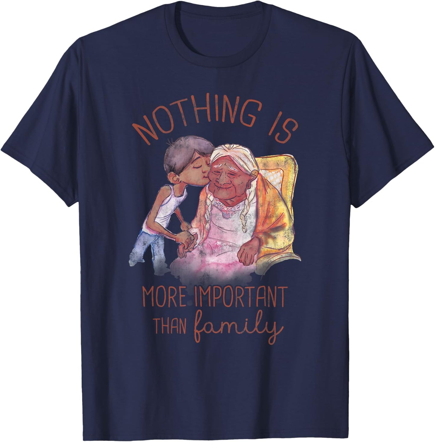 Disney Pixar Coco Nothing is More Important Than Family Shot T-Shirt - T-Shirt | Navy