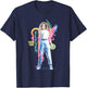 Stranger Things Vintage Retro Eleven Superpowered 80's Icon T-Shirt - T-Shirt | Navy