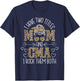 I Have Two Titles Mom And CMA - Certified Medical Assistant T-Shirt - T-Shirt | Navy