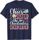 Cheer Sister The Cheerleader's Cheerleader Sister T-Shirt - T-Shirt | Navy