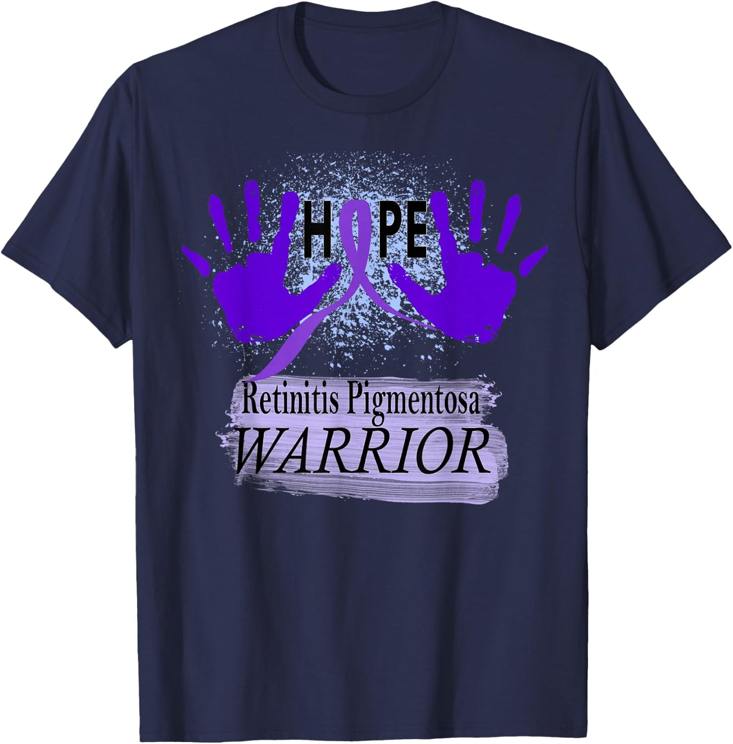 Retinitis Pigmentosa Awareness T-Shirt - T-Shirt | Navy