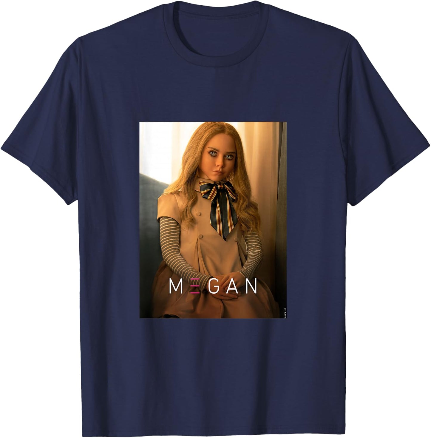Megan Portrait T-Shirt - T-Shirt | Navy