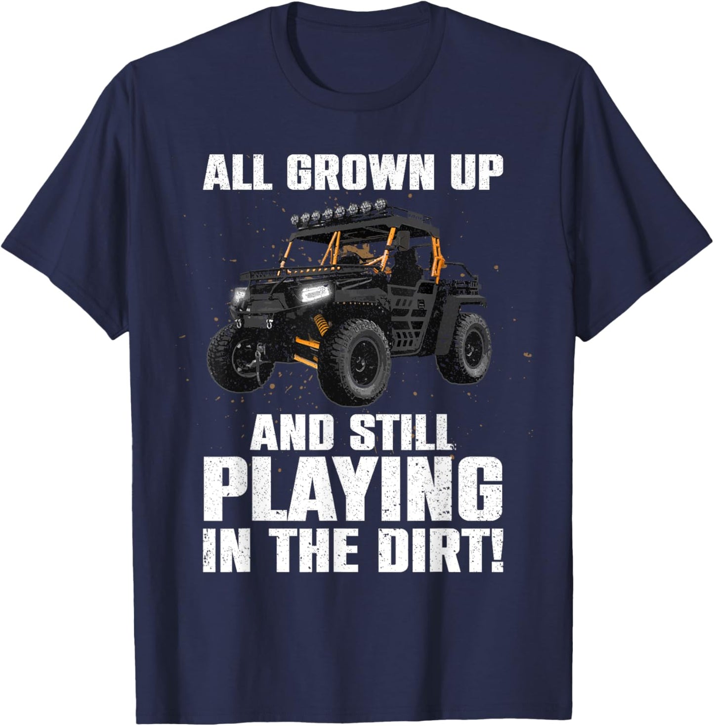 Cute Side-By-Side Art Women Offroad Mudding SxS UTV T-Shirt - T-Shirt | Navy