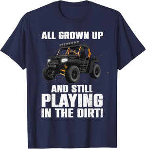 Cute Side-By-Side Art Women Offroad Mudding SxS UTV T-Shirt - T-Shirt | Navy