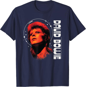 David Bowie- Bowie Constellation T-Shirt - T-Shirt | Navy