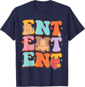Otolaryngologist Otolaryngology Doctor ENT Ear Nose Throat T-Shirt - T-Shirt | Navy