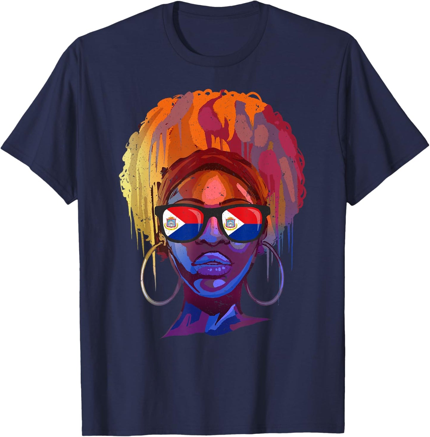 Sint Maarten T-Shirt - T-Shirt | Navy