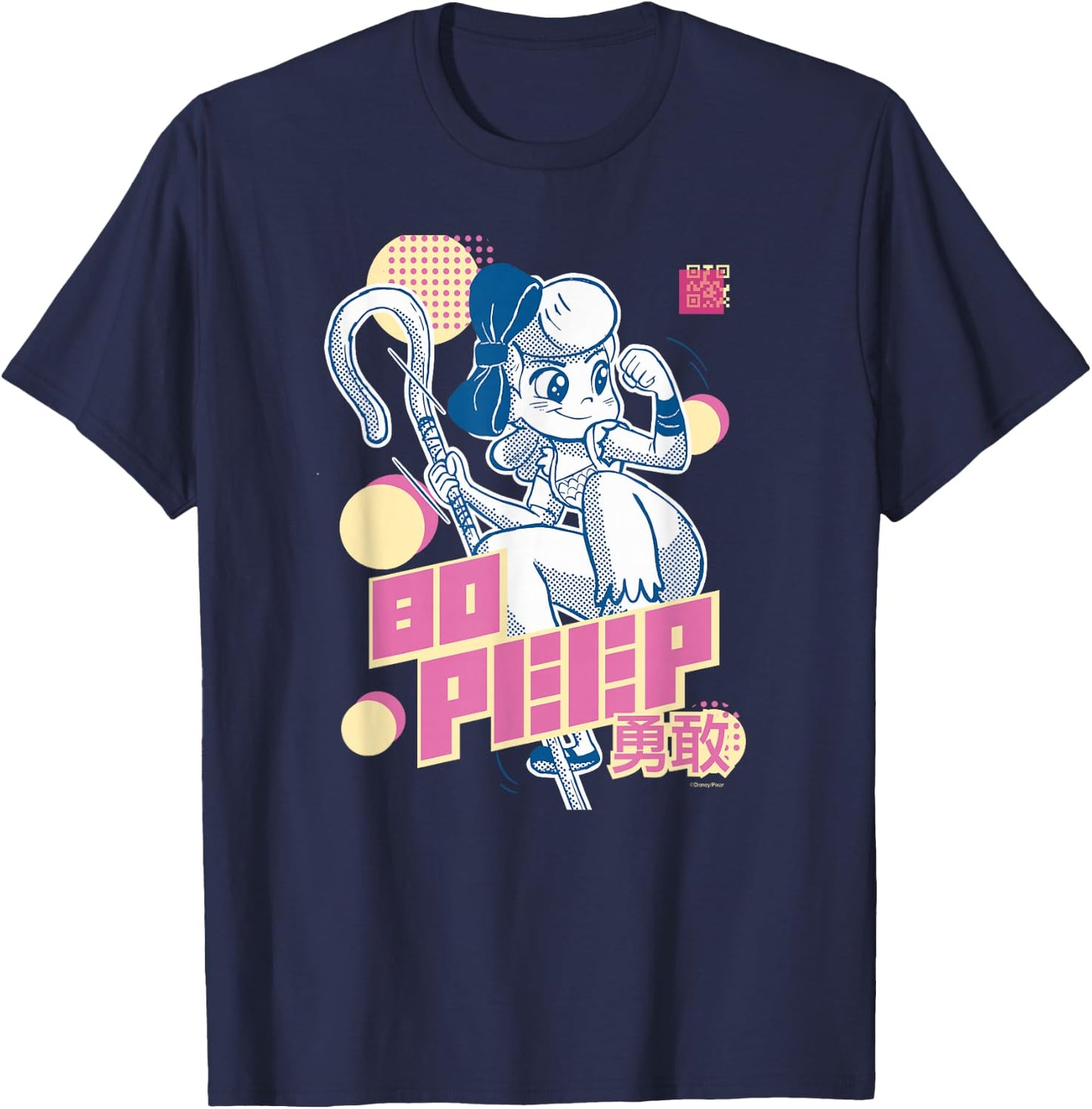 Disney and Pixar’s Toy Story Bo Peep Anime Japanese T-Shirt - T-Shirt | Navy