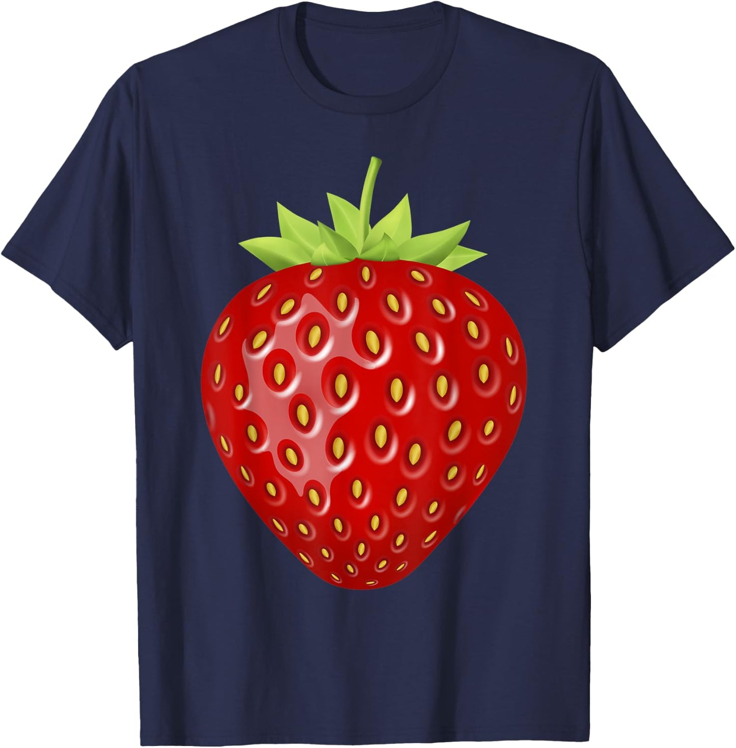 Funny Strawberry Halloween Costume Strawberry Cute T-Shirt - T-Shirt | Navy