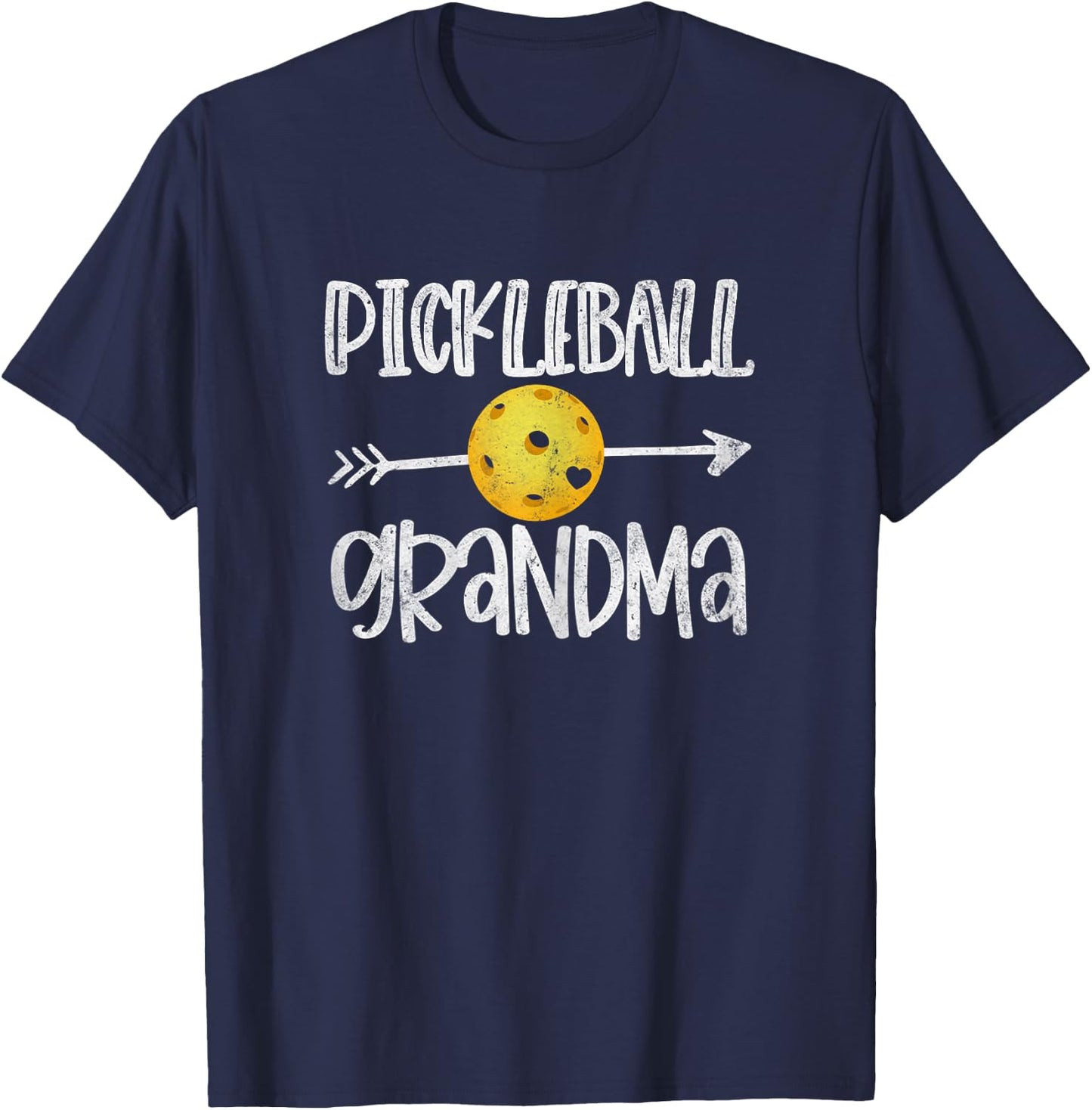 Funny Pickleball Grandma Pickleball Player Gift T-Shirt - T-Shirt | Navy